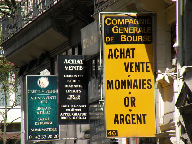  achat et vente d'Or
